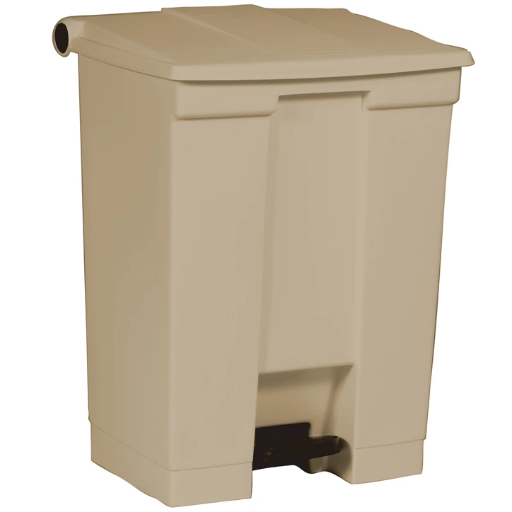 Rubbermaid, Step, On Can , 18 Gallon, Beige