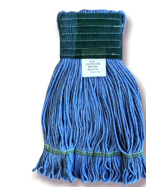 Premier Mop 1180201 Mop Medium Blue Looped 1" Headband, 2686-0674