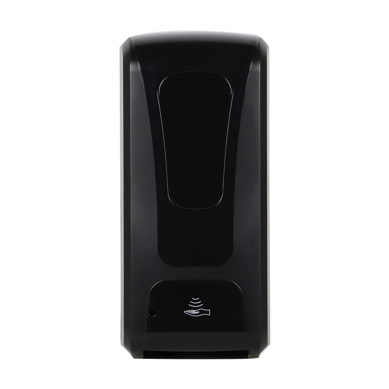 Foam Soap Dispenser, Touch-Free, Black Plastic