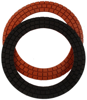 High Luster 7" Rings, 400 Grit