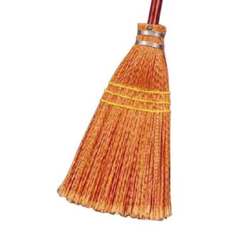 Premier, Lobby Plastic Fiber Broom , 3 Sew