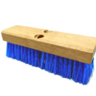 Better Brush 10" Blue Stiff Plastic Deck Scrub