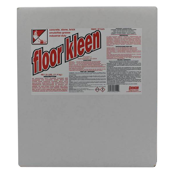 Chemcor, Floor Kleen Multi, Purpose Concrete Floor Cleaner