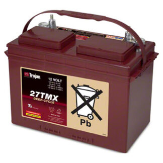 Trojan, 27TMX Deep, Cycle 12V Battery w/T2 Technology