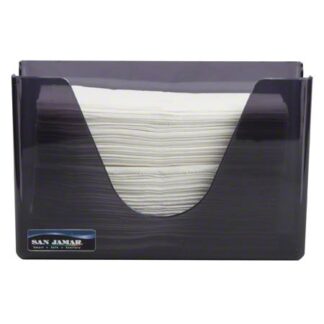 San Jamar[R] Countertop Folded Towel Dispenser - Black Pearl