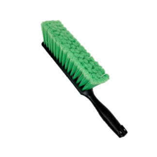 Better Brush Soft Flagged Green Poly Fiber Counter Brush - 8"