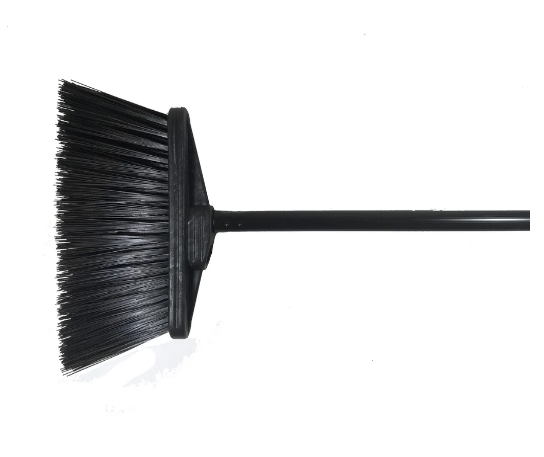 Better Brush Stiff Plastic Vertical Sweep - 7" Trim Black - Head And Handle