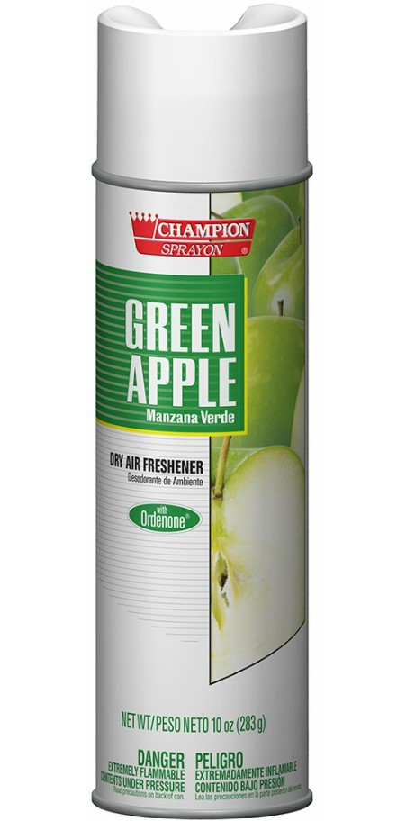 Champion Sprayon, Dry Air Freshener , Green Apple