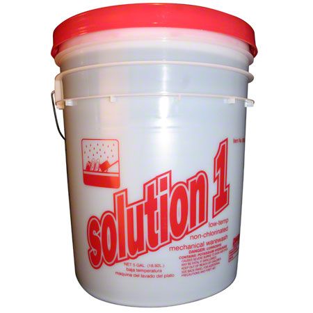 Chemcor Solution 1 Hi & Low Temperature Warewash - 5 Gal.