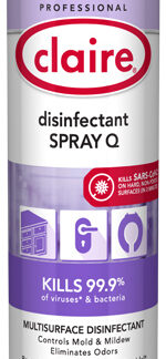 Claire, Disinfectant Spray, Lavender Scent, 20 oz. Aerosol Can, 12 Cans Per Case