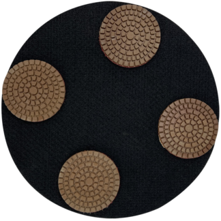 Truloc, Blaze Wet Pad, 11" Rope, 100 Grit