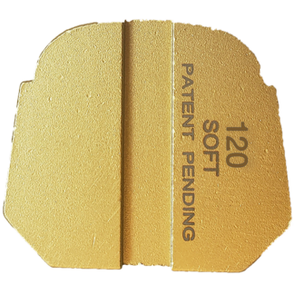 Truloc, 2 Segment Grinding Disc, 120 Grit, Soft Bond (Gold)