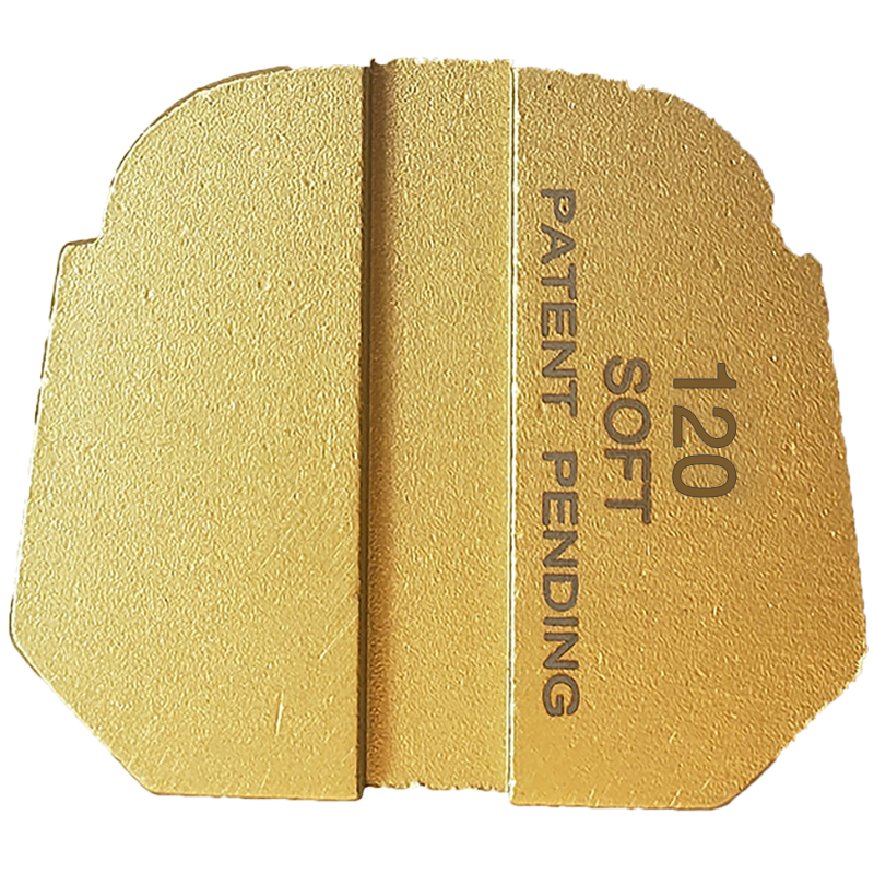 Truloc, 2 Segment Grinding Disc, 120 Grit, Soft Bond (Gold)