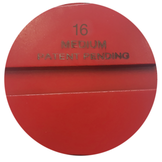 Truloc, 5 Segment Grinding Disc, 16 Grit, Medium Bond (Red)