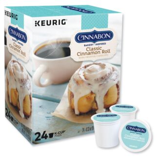 K-Cup Coffee, Cinnabon Classic, Cinnamon Roll, 24 Per Box
