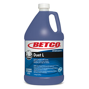 Betco[R] Symplicity[TM] Duet-L Laundry Detergent w/Bleach Alternative - Gal.