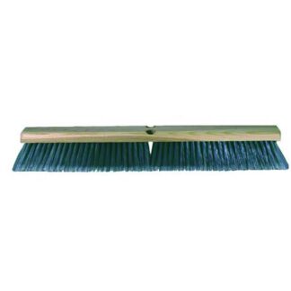 Pro-Link Floor Brush, Gray Flagged Plastic, 24"