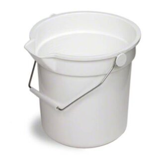 Continental, Huskee Bucket w/Pouring Spout , 10 Qt., White