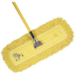 Pro-Link Standard Launderable Dust Mop-5 x 72,Green/Green