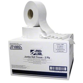 Pro-Link Jumbo Roll Toilet Tissue - 1000'