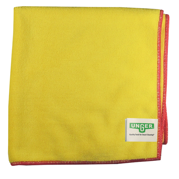Unger, MicroWipe 4000 Microfiber Cloth , YL/RD