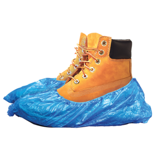 Shieldtech, Protective Shoe Covers, 200 Series, Blue, Size Standard, 50 Pair Per Pack