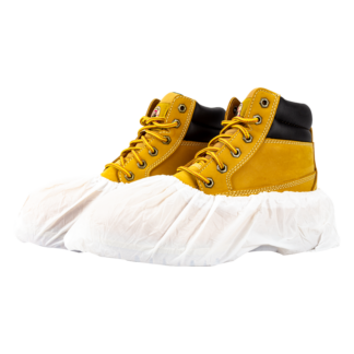 Shieldtech, Protective Shoe Covers, 300 Series, White, Heavy Duty, Size XL, Sold Per Pack (50 Pairs Per Pack, 10 Packs Per Case)