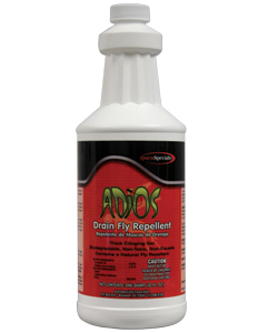Quest, ADIOS Drain Fly Repellent , Qt.