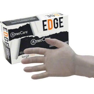 AmerCare Edge Powdered Latex Gloves, XL, 10 Boxes per Case