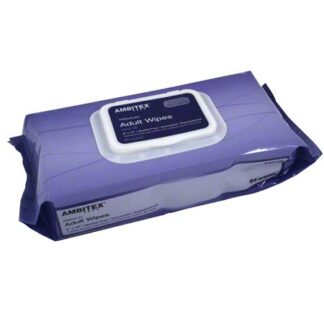 Ambitex Adult Wipe , 9" x 13", Soft Pack