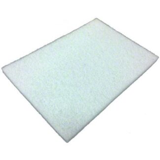 Cyclone White Polishing Rectangular Floor Pad