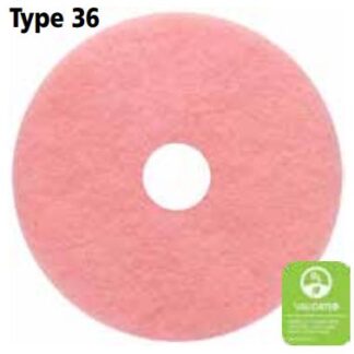Type 36 Pink Burnishing Floor Pad , 20"