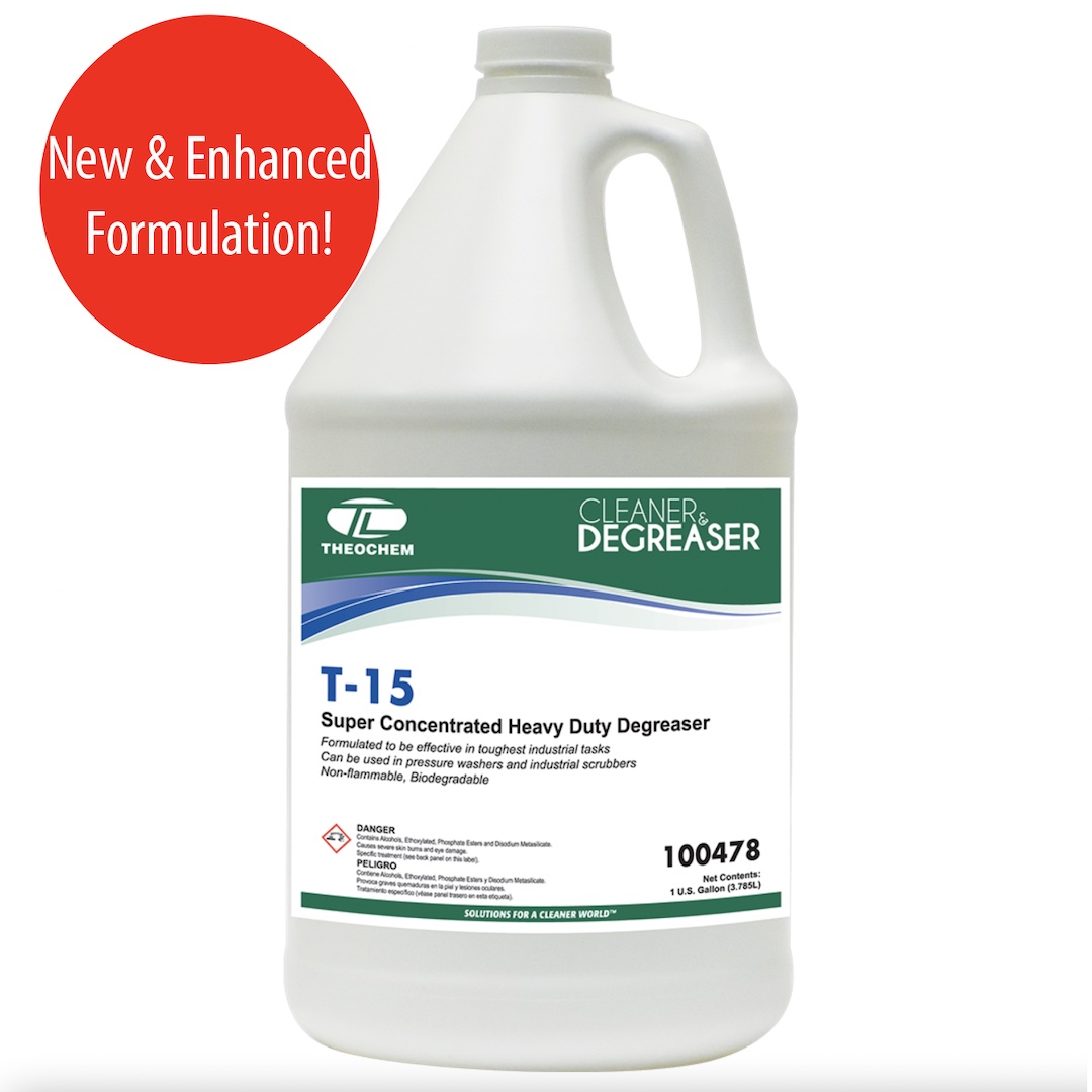 Theochem T-15 Super Concentrated Heavy Duty Degreaser - Gal.