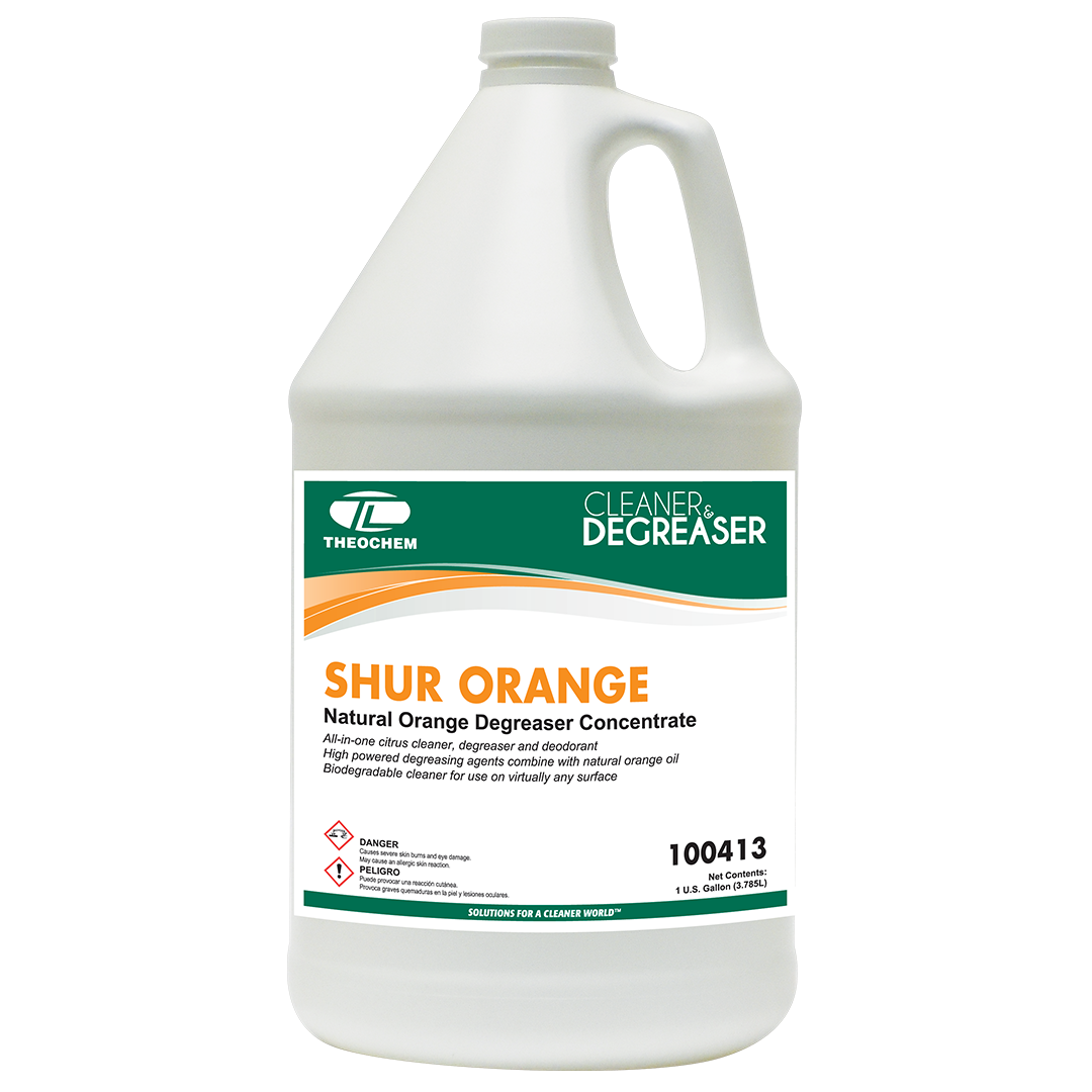 Theochem Shur Orange Heavy Duty Degreaser - Gal.