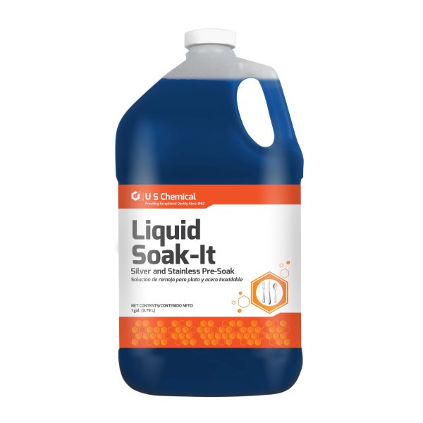US Chemical, Liquid Soak, It Silver & Stainless Presoak , Gallon