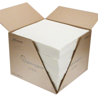 Nature's Linen[R] Airlaid Flat Pack Napkin -16" x 16", White