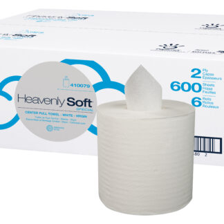 Heavenly Soft, 2-Ply Center Pull Paper Towels, 600 Sheets 6/CS