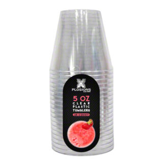Crystal Ware X Plosions Clear Plastic Round Tumbler, 5 Oz., 400 Per Case