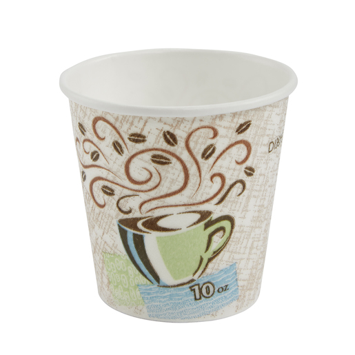 Dixie Perfect,ouch Coffee Haze Paper Hot Cup , 10 oz.
