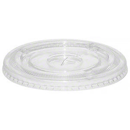 AmerCare, PET Lid With Straw Slot Fits 14, and 24 Oz. Clear Cups, 1000 Lids Per Case