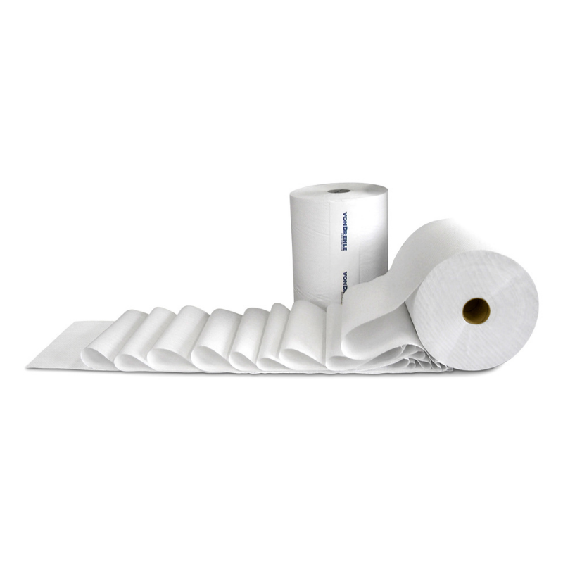 South Florida Whtie Roll Towel - 8" x 800'