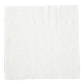 Choice 3 Ply Dinner Napkin, 16.5" x 16.5", White, 2000 Per Case