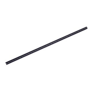 PrimeWare Jumbo Wrapped Paper Straw - 7.75", Black