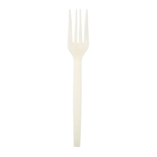 PrimeWare Natural 7" Plant Starch Cutlery - Fork