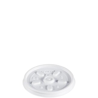 Dart White Vented Lid For 3.5, 4, and 6 oz. Cups
