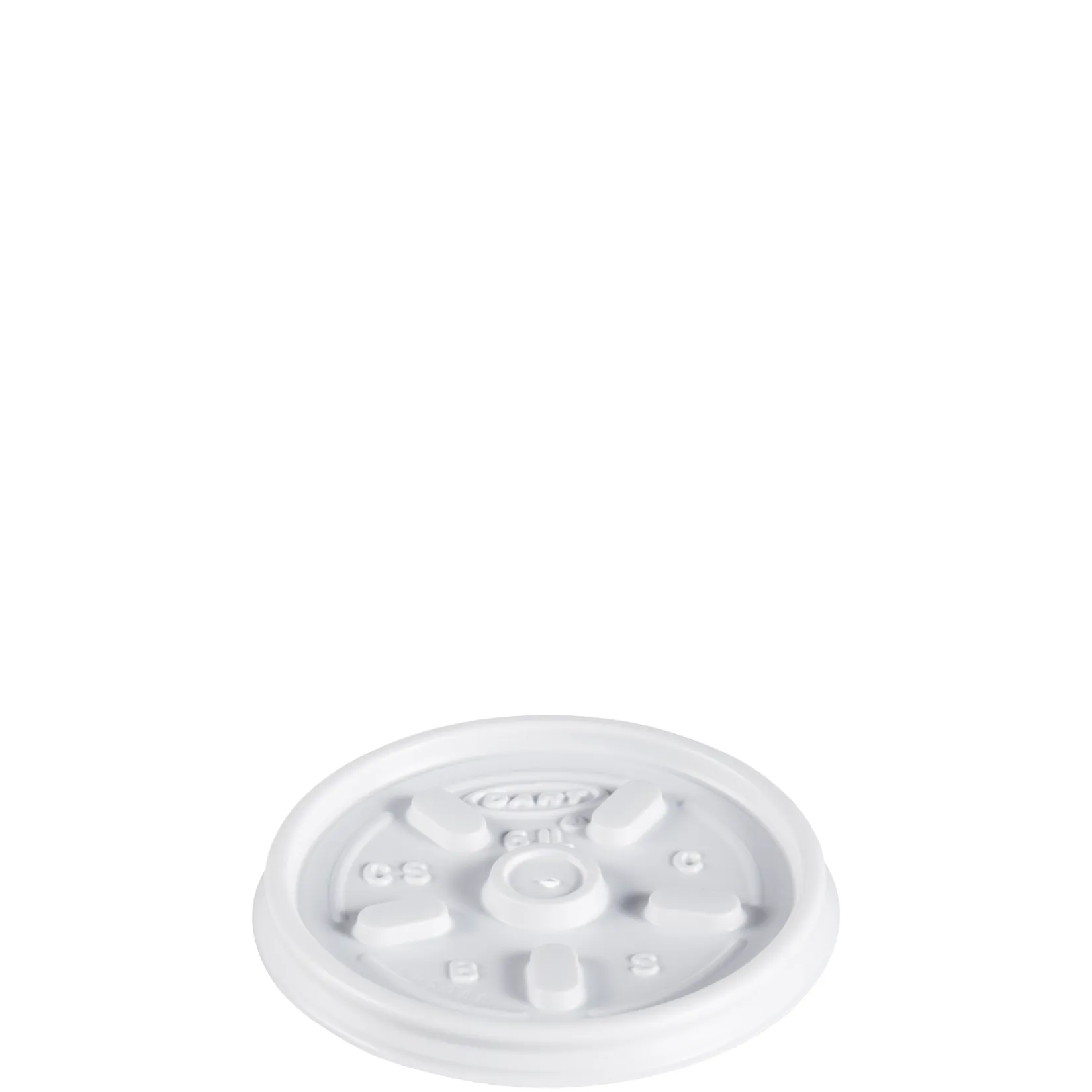Dart White Vented Lid For 3.5, 4, and 6 oz. Cups