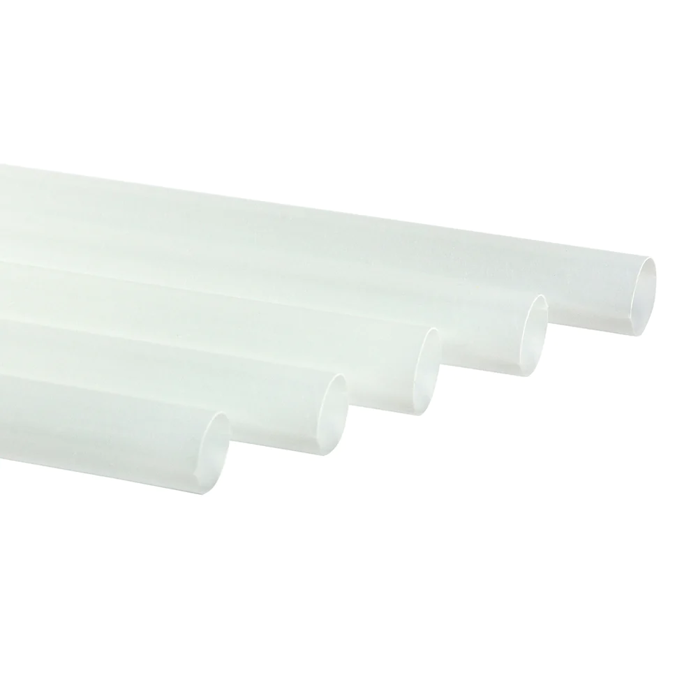 PrimeWare Jumbo Wrapped PLA Straw, 7.75", Clear, 500 Per Case