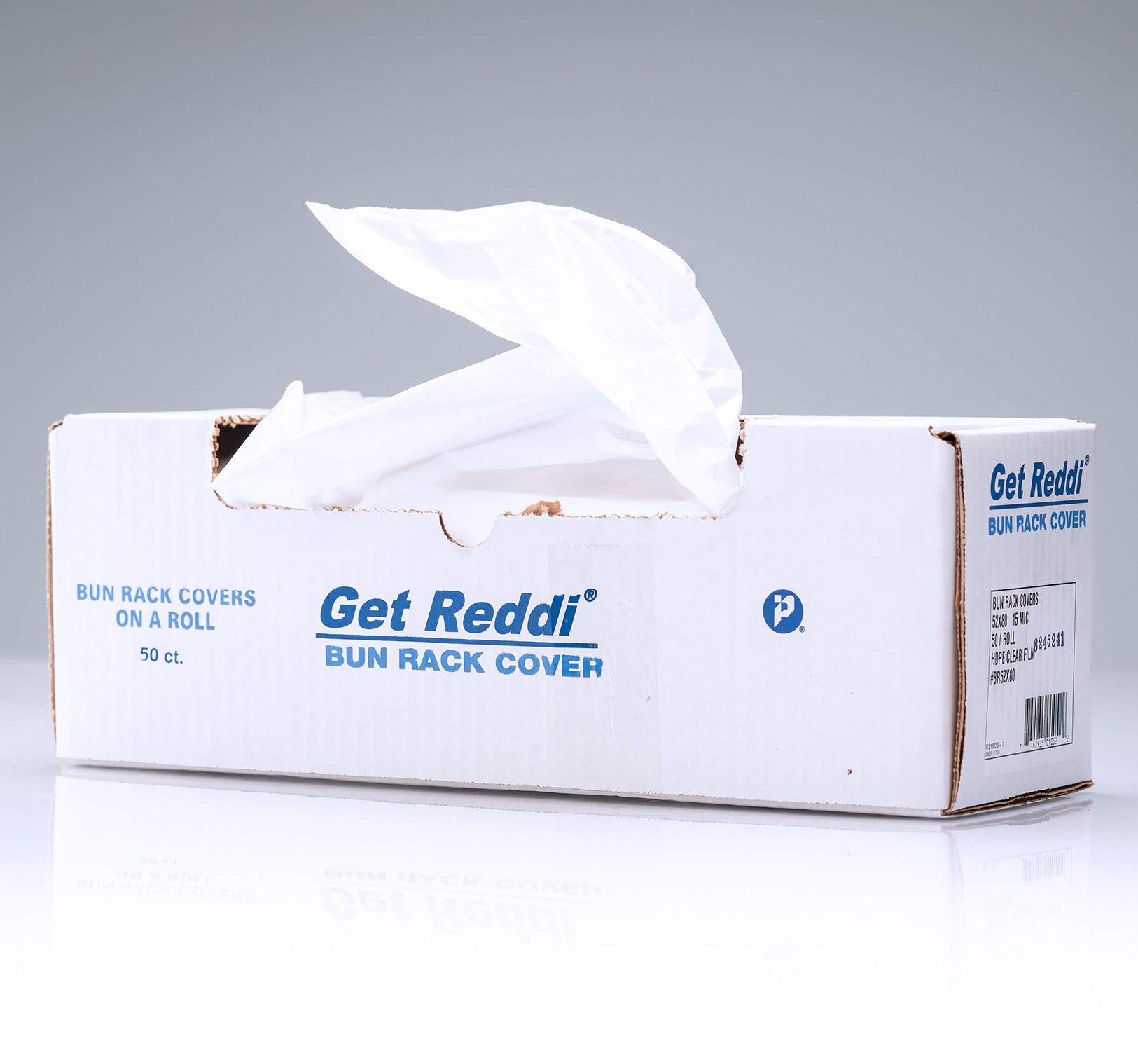 Inteplast Get Reddi Bun Rack Cover - 60" x 80"