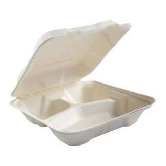 PrimeWare Medium 3-Cmpt. Hinged Lid Container