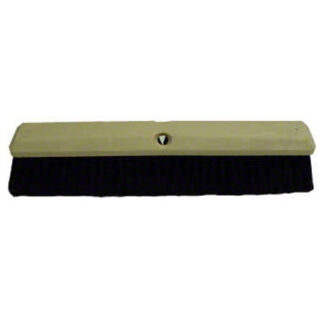 Hamburg 24" Colebrook Black Plastic Fiber Floor Sweep, Sold Per Each